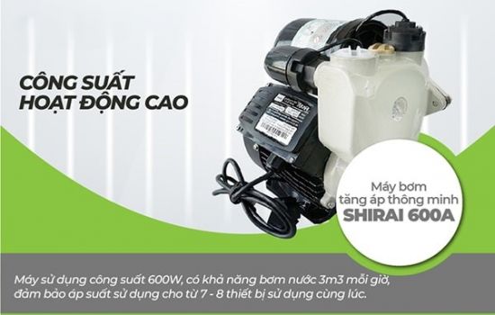 Máy Bơm Tăng Áp Shirai JLm 600A Và 800A: Giải Pháp Cho Các Cơ Sở Kinh Doanh