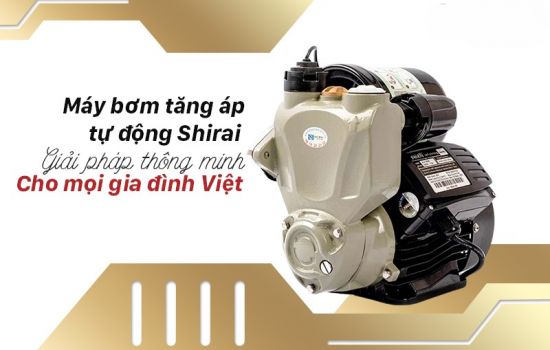 Siêu Máy Bơm Tăng Áp Shirai JLm 1100A Và 1500A: Đẳng Cấp Công Suất Cực Đại