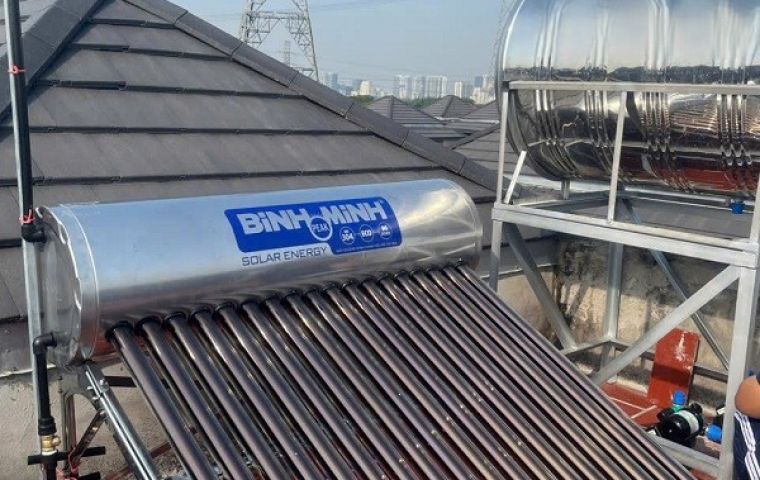 Bình nước nóng Bình Minh 130L ruột nhựa chống phèn | Aposun