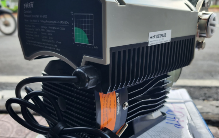 Bơm Tăng Áp Biến Tần Shirai IR 2-20AP (400W): Nước Mạnh, Cực Êm, Tiết Kiệm 50% Điện