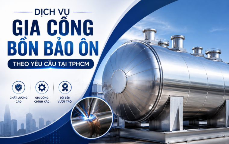 Dịch Vụ Gia Công Bồn Bảo Ôn Theo Yêu Cầu Tại TPHCM