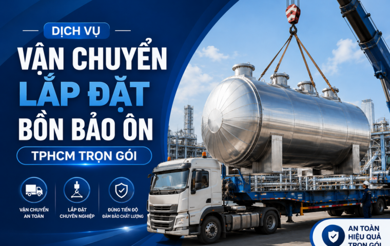 Dịch Vụ Vận Chuyển Lắp Đặt Bồn Bảo Ôn TPHCM Trọn Gói